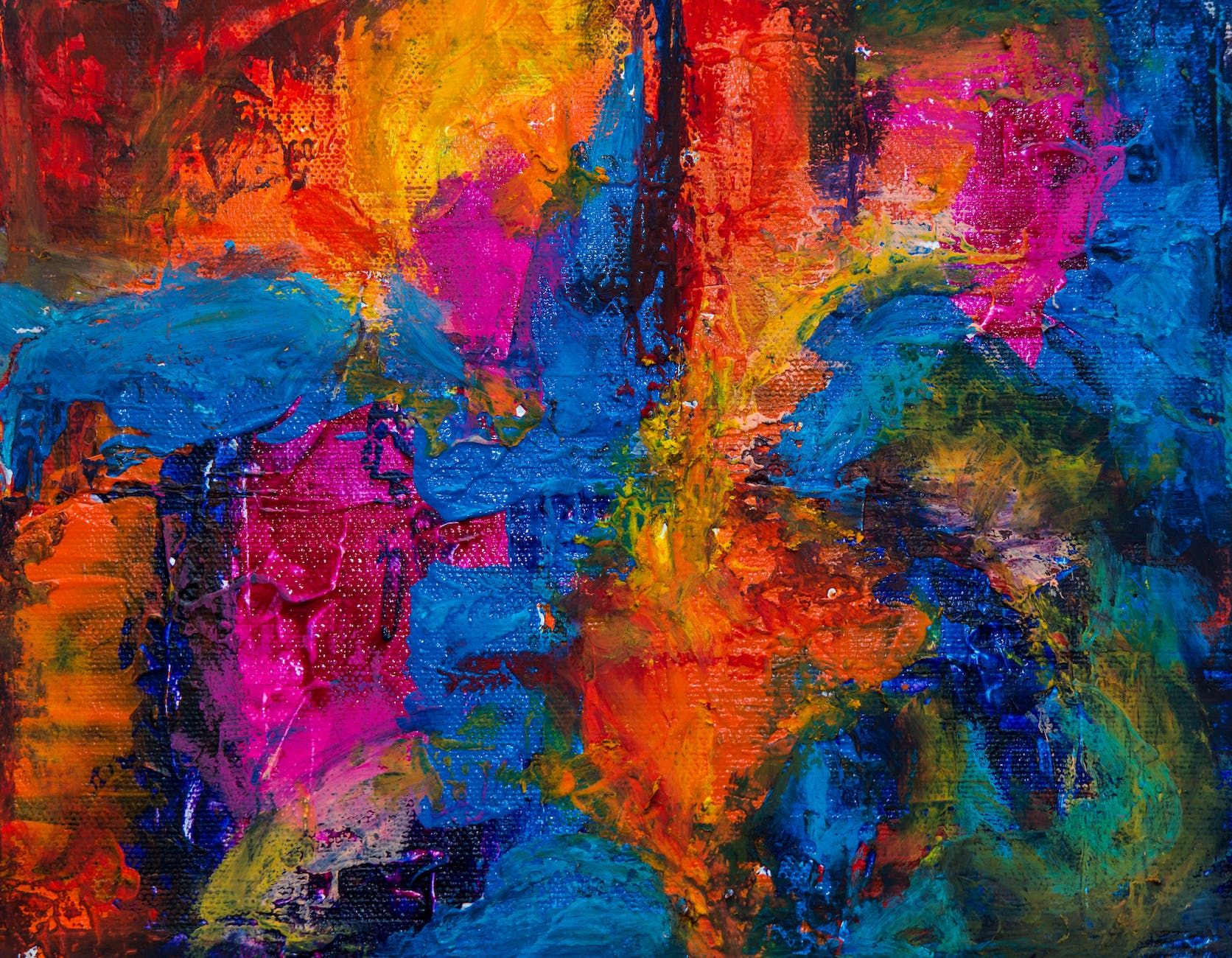 multicolored abstract painting